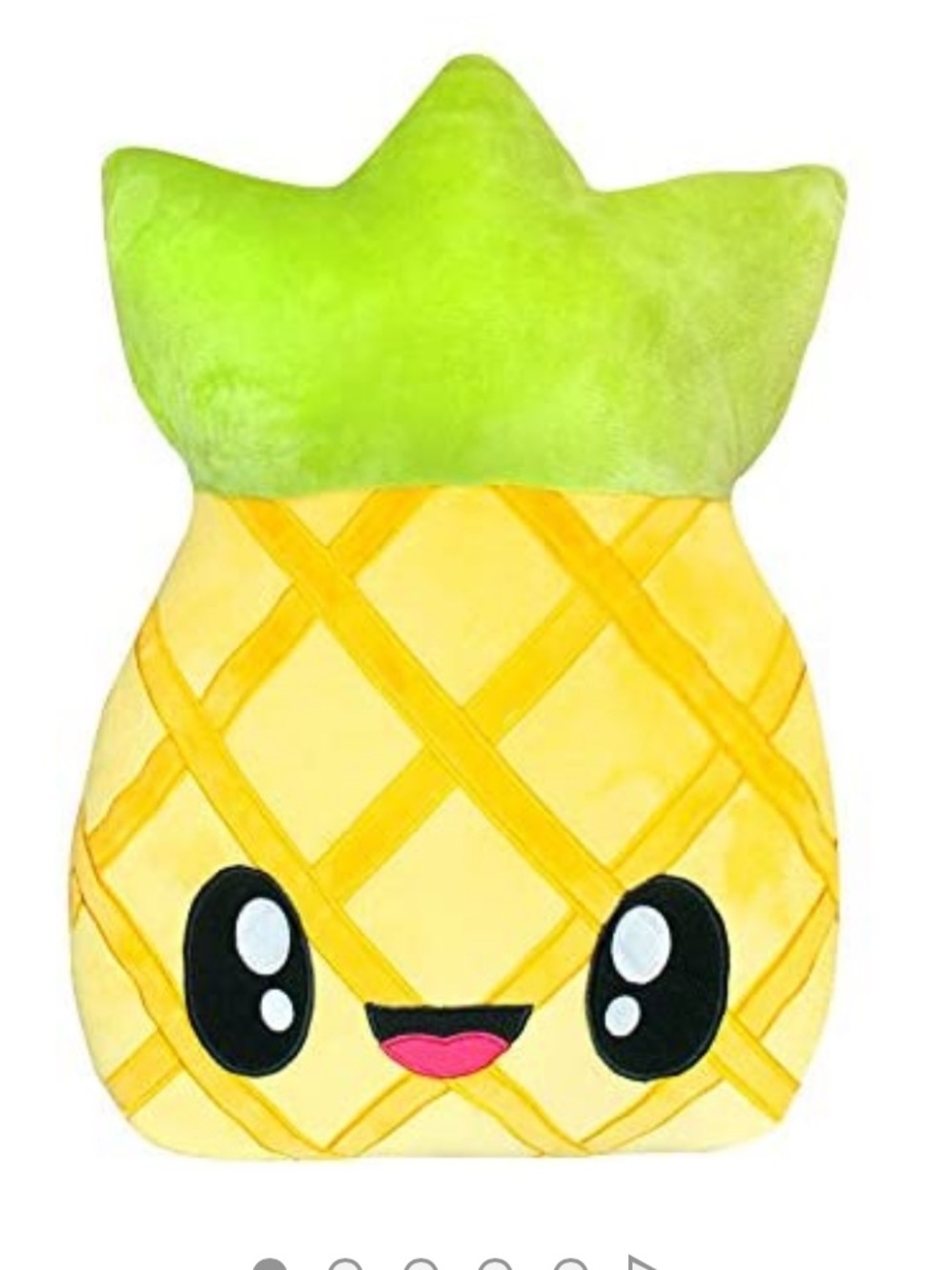 Scentco Pineapple Smillow Plush Pillow - Yellow & Green